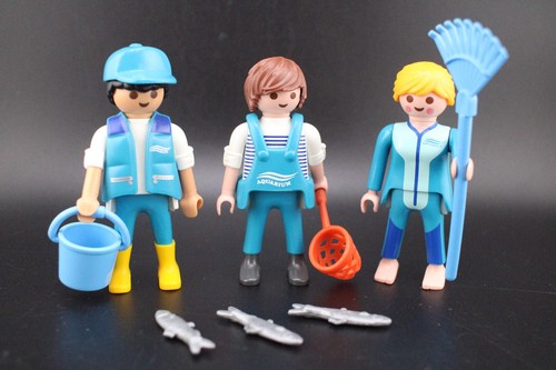 Playmobil aquarium staff - playmobil, x3