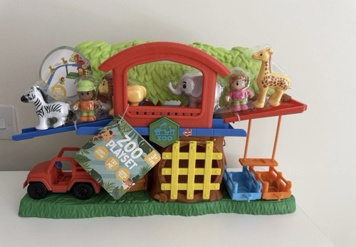 Animal zoo playset with - animal,