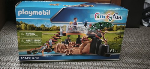 Playmobil 70343 lion - playmobil, enclosure