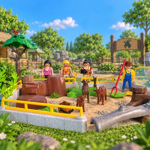 Playmobil zoo goat - playmobil, enclosure