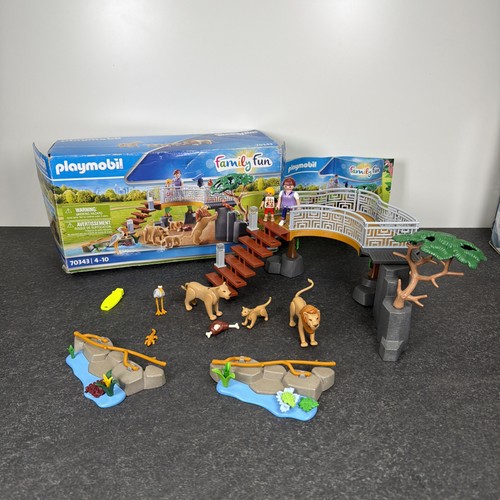 Playmobil 70343 lion enclosure - playmobil,