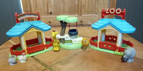 Elc happyland zoo playset with - playset,