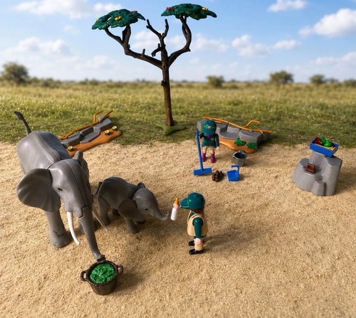 Playmobil elephant safari zoo - elephant,
