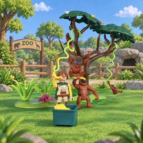 Playmobil zoo orangutan - zoo,