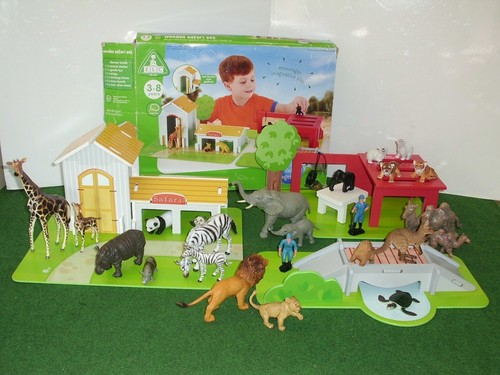 Elc wooden safari playset - elc, zoo