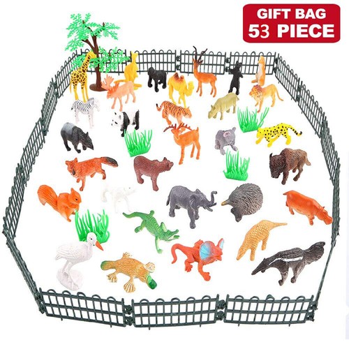 Pieces zoo animals - pieces, playset