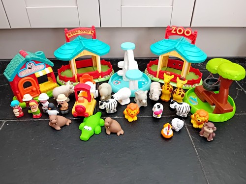 Elc happyland zoo playset - zoo,